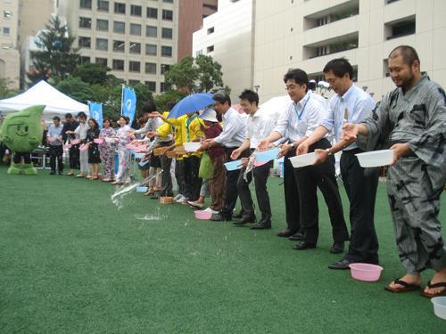 7/16(金)　福岡打ち水大作戦2010画像