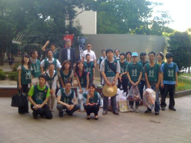 7月22日朝そうじ画像