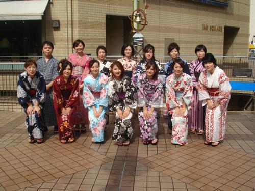 7/23　イムズで打ち水画像