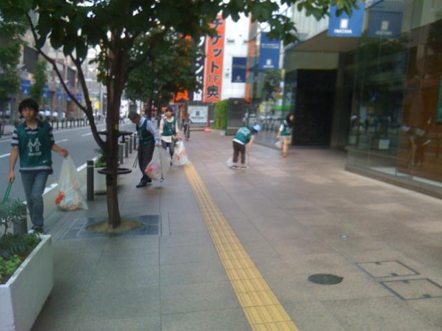 8月23日 朝そうじ画像