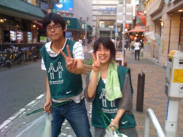 8月24日 夕方そうじ画像