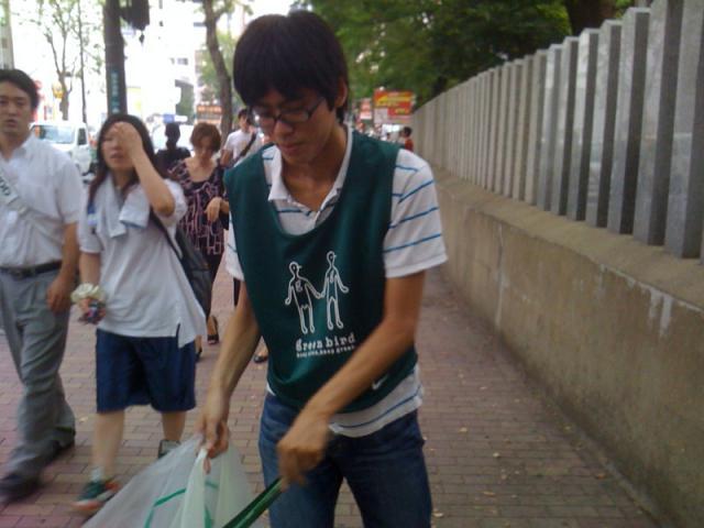 8月24日 夕方そうじ画像