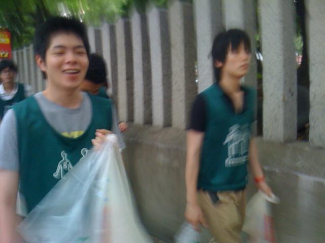 8月24日 夕方そうじ画像