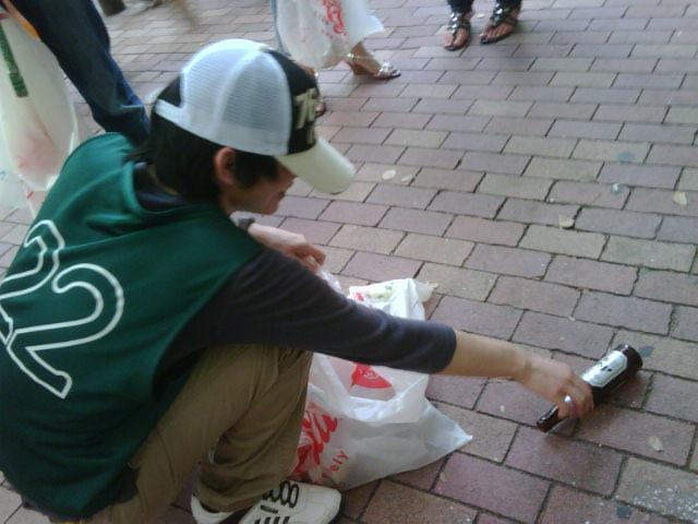 8月31日夕方そうじ画像