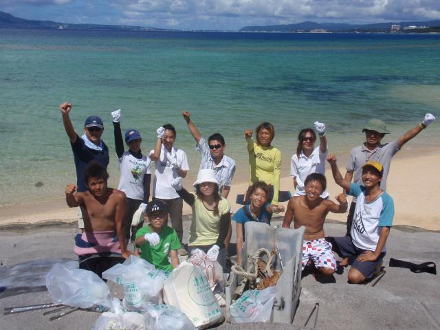 8月22日　恩納村そうじ画像