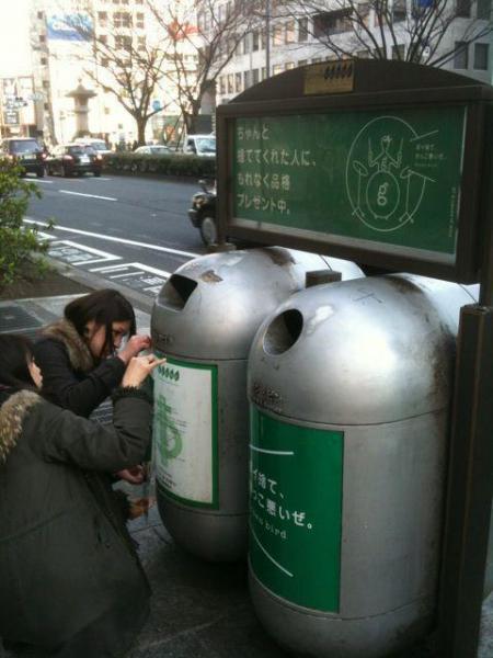 マナーメッセージを表参道から発信！画像