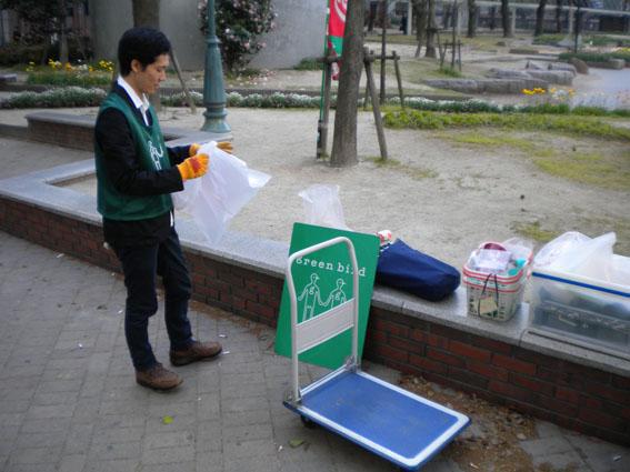 4.14 ブラックデー　朝そうじ画像