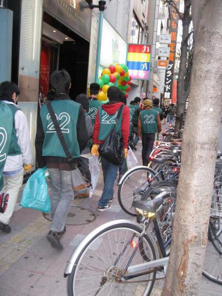 4月5日　夕方そうじ画像