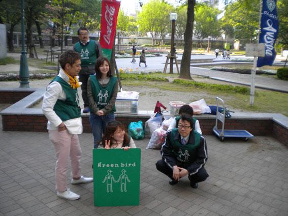 4.25 週明けの天神は面白い☆朝そうじ画像