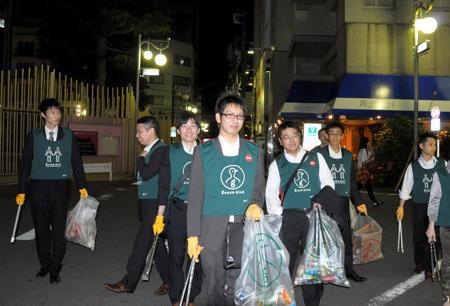 ６／６歌舞伎町そうじ！画像