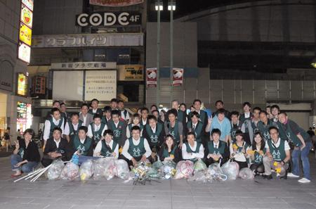 ６／６歌舞伎町そうじ！画像