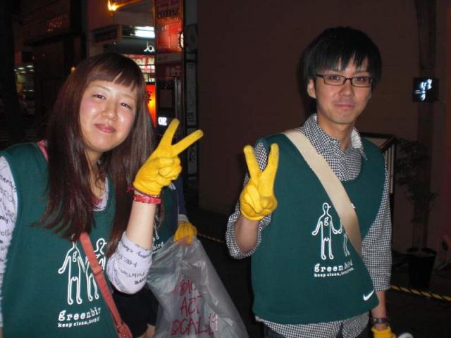 「第2火曜の学生夜掃除は7時に変更になってます！」画像