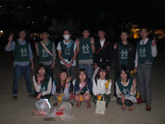 「第2火曜の学生夜掃除は7時に変更になってます！」画像