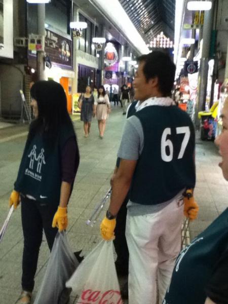 汗だくお掃除リーダー不在画像