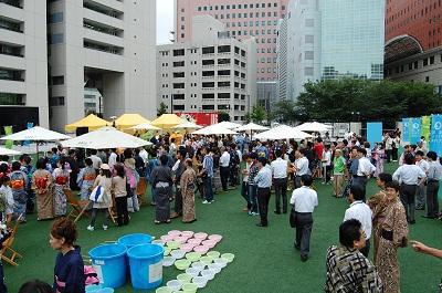 7/21(木)　福岡打ち水大作戦2011画像