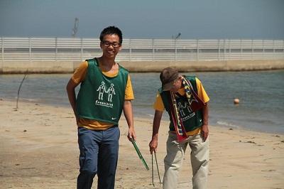 8/28　定例じゃないけどビーチクリーン画像