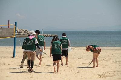 8/28　定例じゃないけどビーチクリーン画像