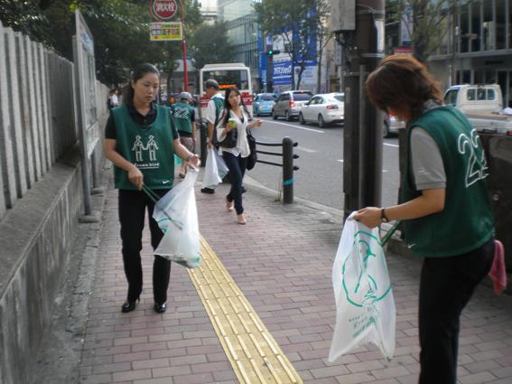 9.1　防災の日変わりモノ続出！朝そうじ画像