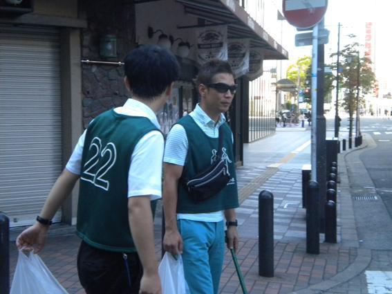 9.12　「あ〜、しょっぱい」朝そうじ画像