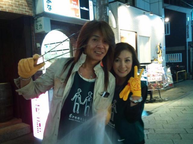 今にも雨が降り出しそうでしたが&hellip;夜そうじ！画像