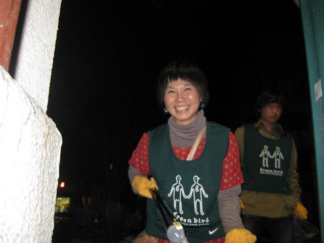 今にも雨が降り出しそうでしたが&hellip;夜そうじ！画像