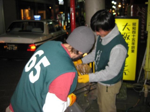 10月27日夜そうじ画像