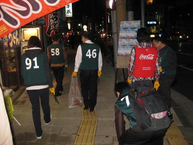 10月27日夜そうじ画像