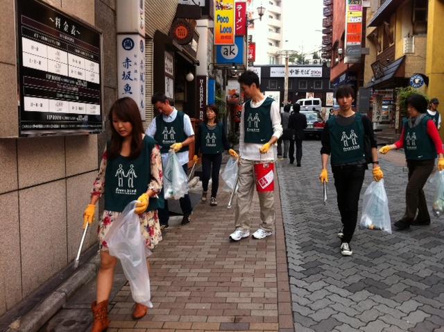 21歳の誕生日ををゴミ拾いで祝う！画像