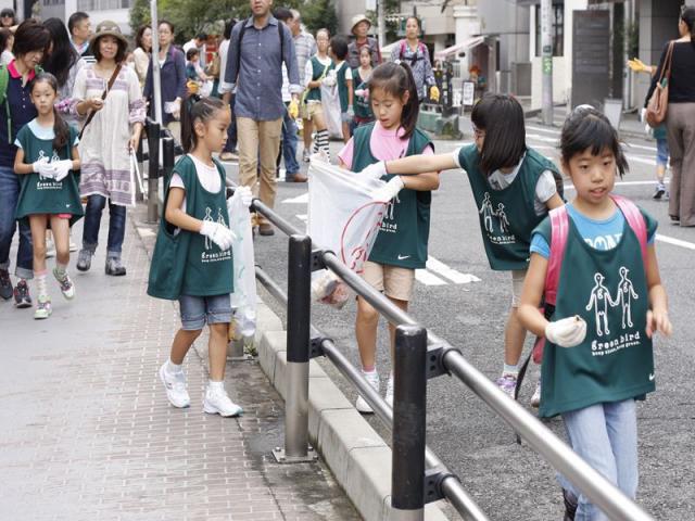 10月16日（日）【ふるさと探検しぶやっ子】ゴミ拾い画像