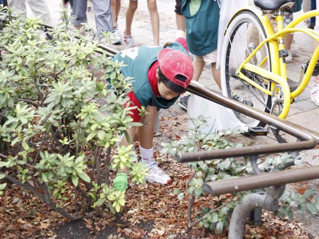 10月16日（日）【ふるさと探検しぶやっ子】ゴミ拾い画像