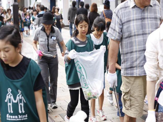 10月16日（日）【ふるさと探検しぶやっ子】ゴミ拾い画像