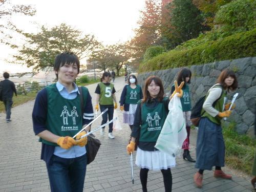 首都大みやこ祭コラボそうじ二日目☆画像