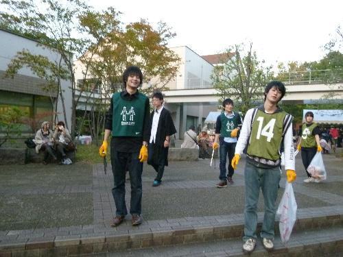 首都大みやこ祭コラボそうじ二日目☆画像