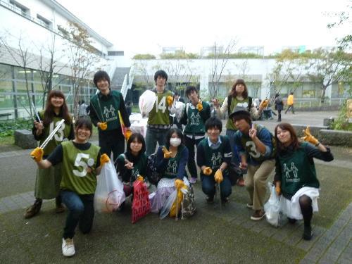 首都大みやこ祭コラボそうじ二日目☆画像