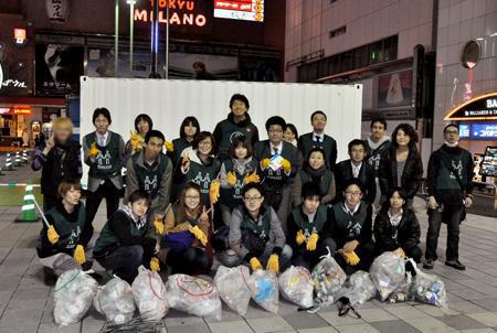 11月21日歌舞伎町そうじ画像