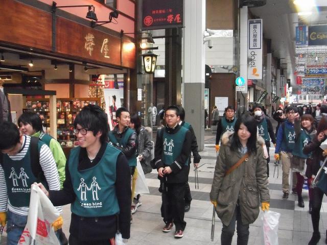 春マダー？マチナカレッジ掃除画像