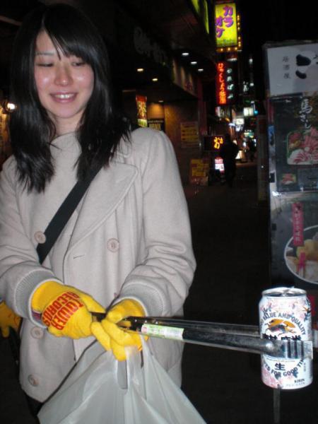 熊本のお掃除と街中宣伝画像