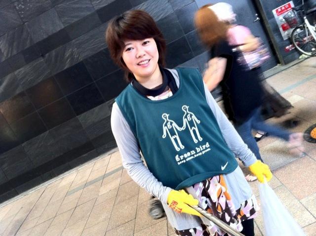 鹿児島チーム　天文館　昼おそうじ画像