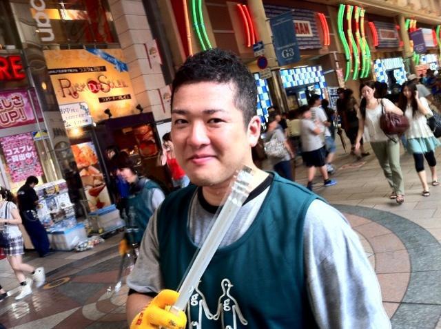 鹿児島チーム　天文館　昼おそうじ画像