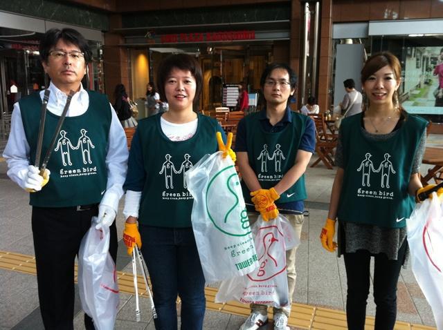 鹿児島チーム　天文館　朝おそうじ(*&acute;&forall;｀*)画像