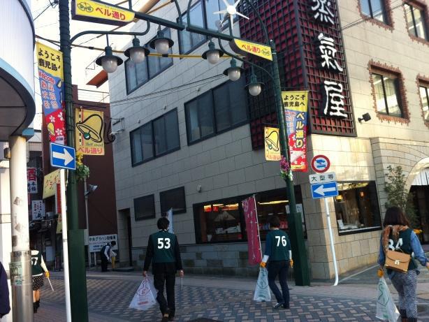 鹿児島チーム　天文館　朝おそうじ(*&acute;&forall;｀*)画像