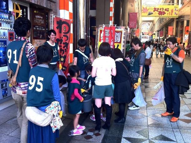 鹿児島チーム　天文館　昼おそうじ☆((( *~&nabla;~)爻(~&nabla;~* )))画像