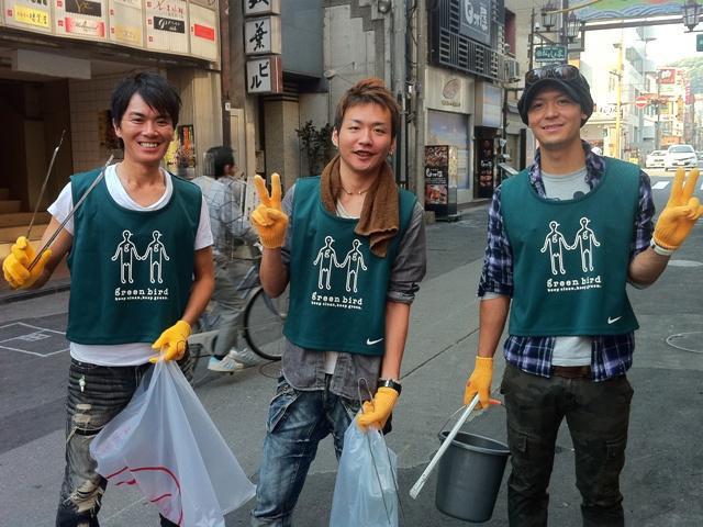 鹿児島チーム　天文館　昼おそうじ☆((( *~&nabla;~)爻(~&nabla;~* )))画像