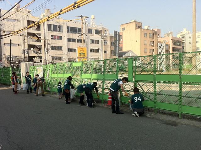 鹿児島チーム　天文館　昼おそうじ☆((( *~&nabla;~)爻(~&nabla;~* )))画像