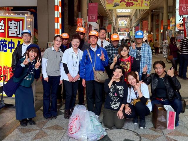 鹿児島チーム　天文館　ビックハートコラボ昼おそうじ☆画像