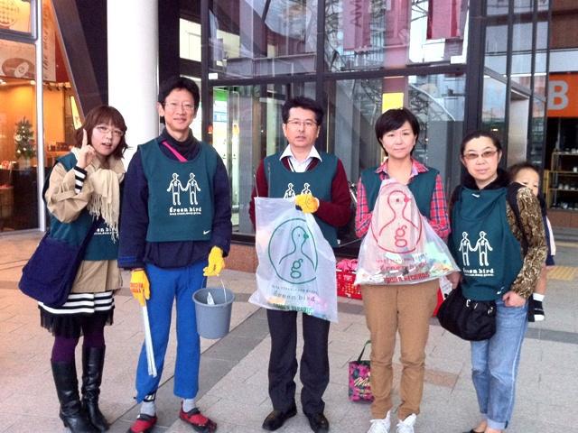 鹿児島チーム中央駅　2012.11.01　朝おそうじ(*&acute;&forall;｀*)画像