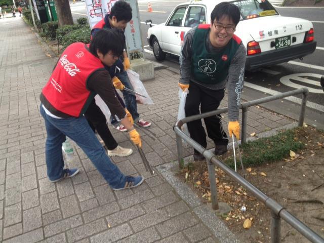 10月そうじ終了！「ポイ捨てはー！かっこ悪いぞー！！」画像