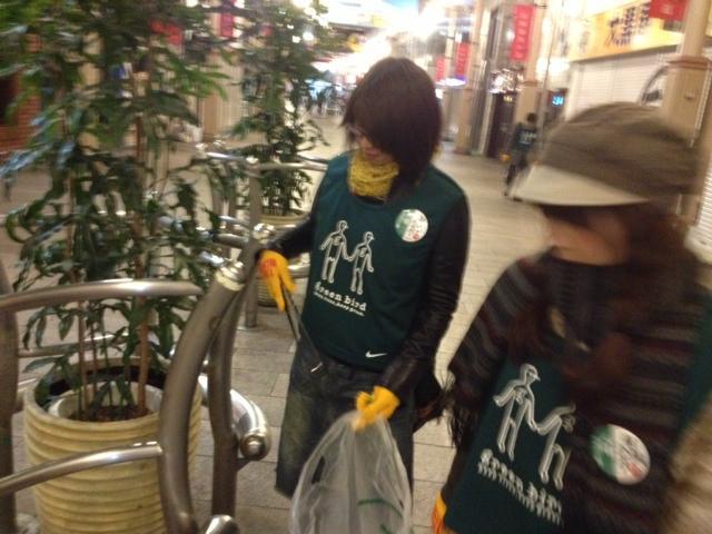 任侠ヘルパー タイアップそうじ画像