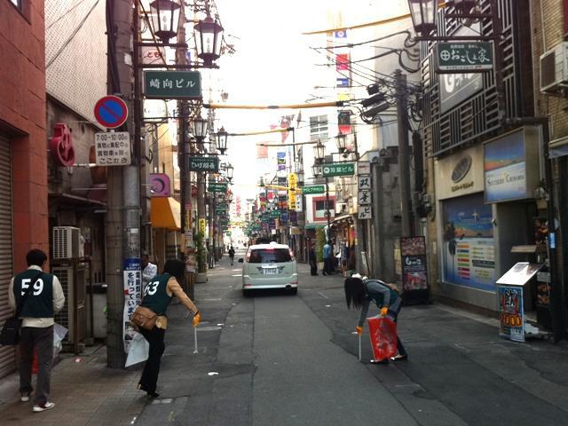 任侠ヘルパー応援☆鹿児島チーム　天文館昼おそうじ画像