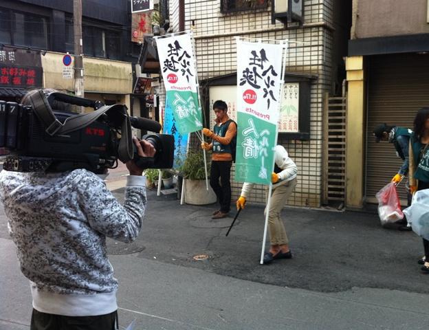 任侠ヘルパー応援☆鹿児島チーム　天文館昼おそうじ画像